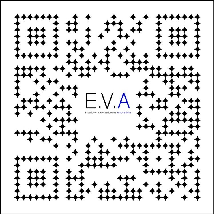 QR code des coordonnées d'E.V.A à enregistrer dans vos contacts